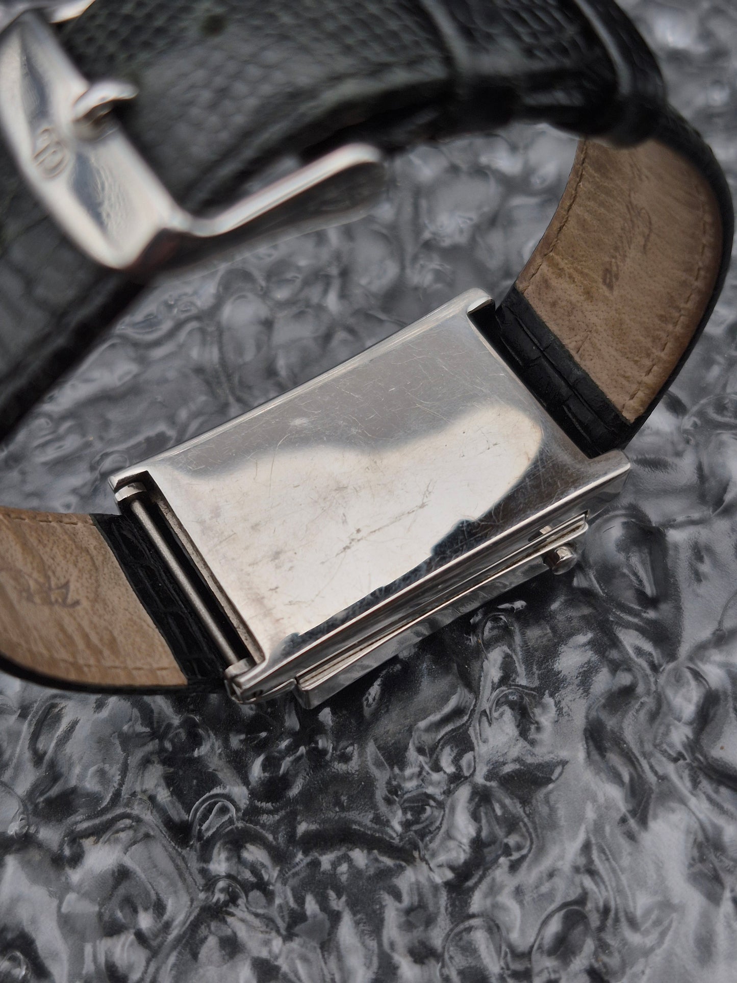 Rotary Elite Reverso Tank Ref. 10729-PO:02191 Automatic Blue Dial