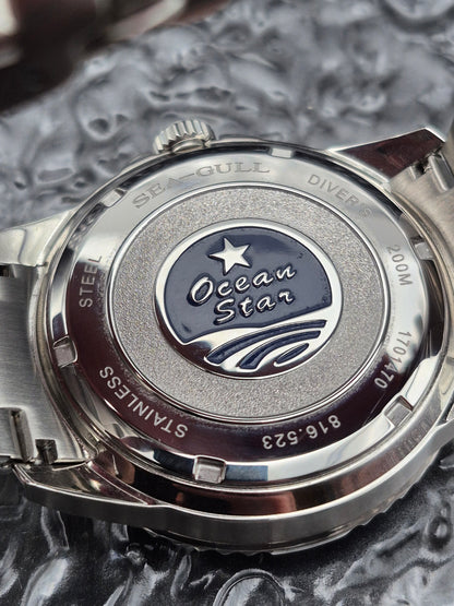Sea-Gull Ocean Star Diver Ref. 816.523 Automatic Blue Dial