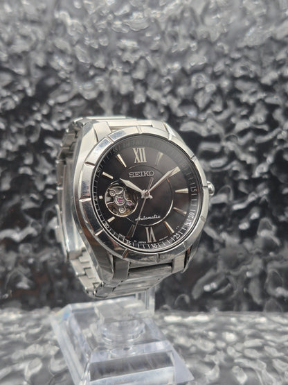 Seiko 'Open Heart' Automatic Ref. 4R38-00F0 Black Dial