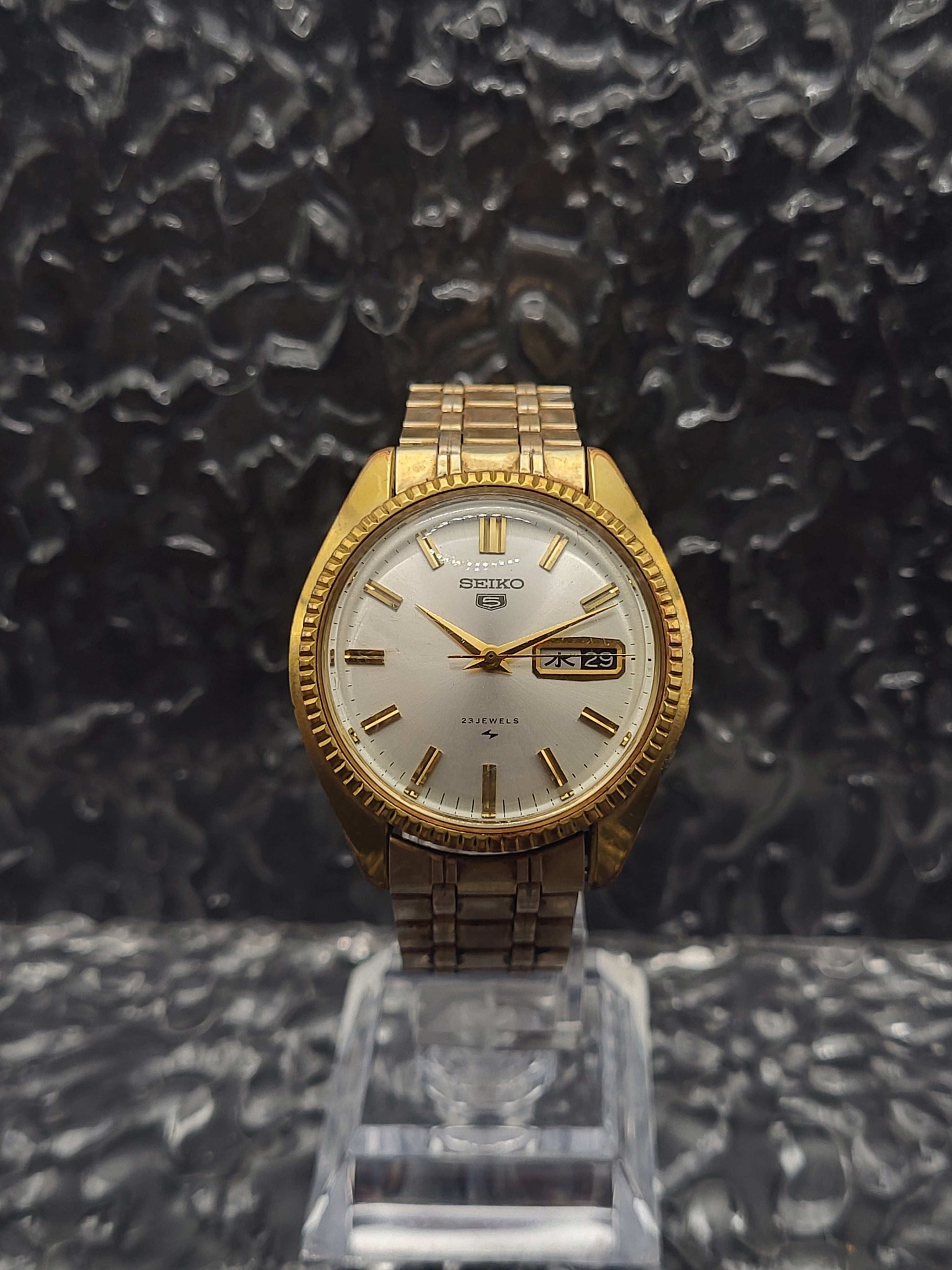 Seiko 5 - Ref. 5126-8050 - Fluted Bezel - Automaat