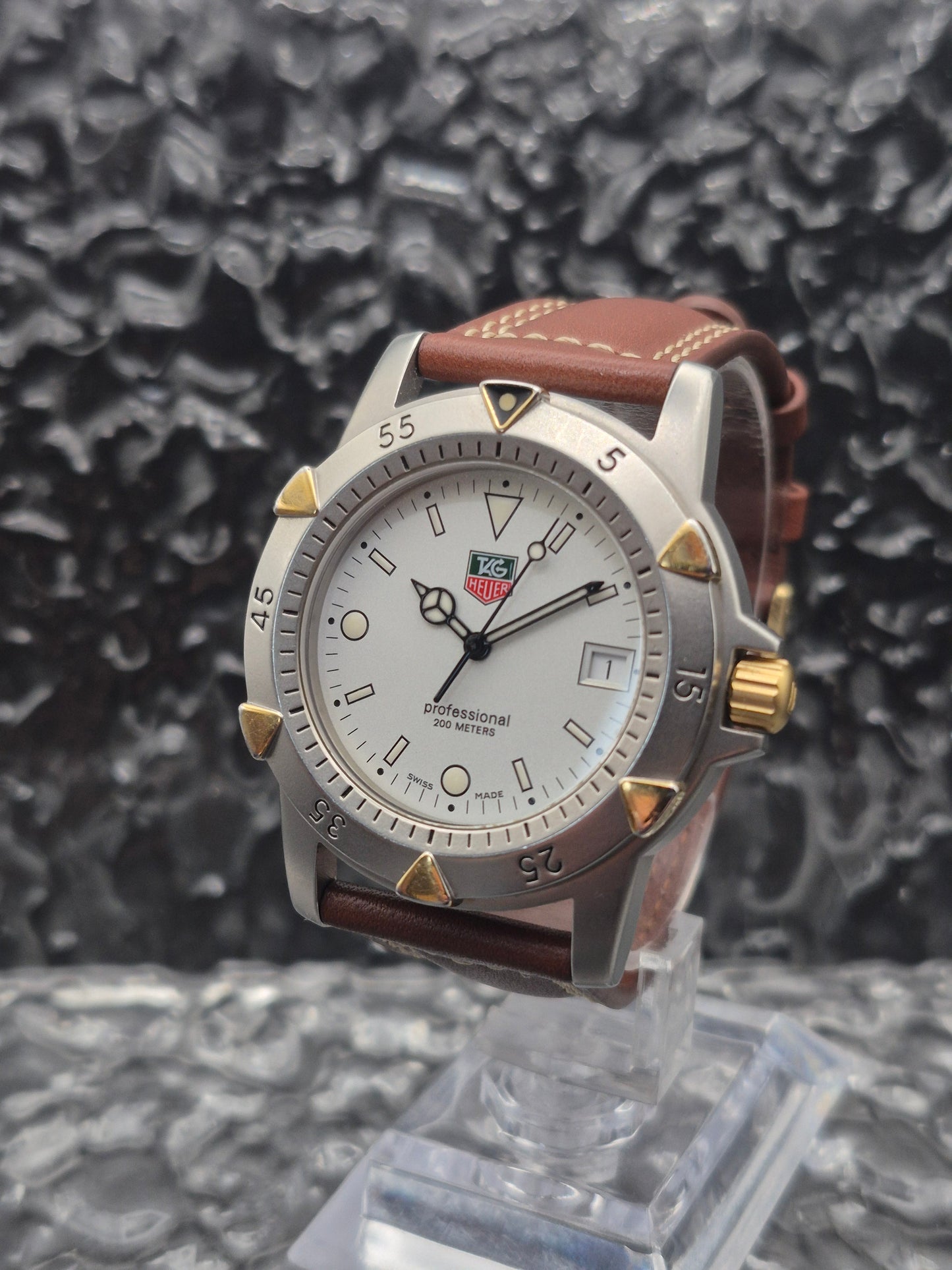 TAG Heuer Professional 200 Ref. 955.706G - 1990s Vintage Beautiful Condition