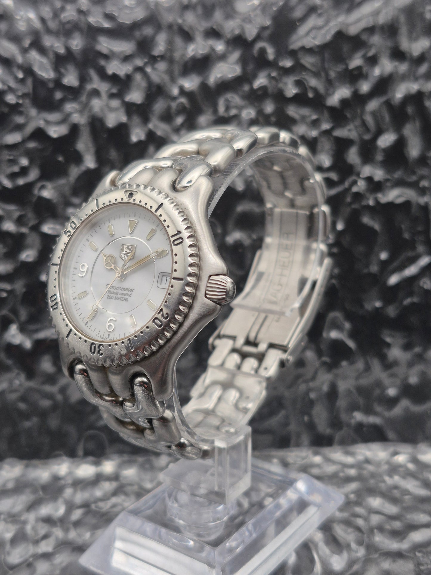 Tag Heuer S/el Ref. WG5113-PO Chronometer Automatic Vintage White Dial