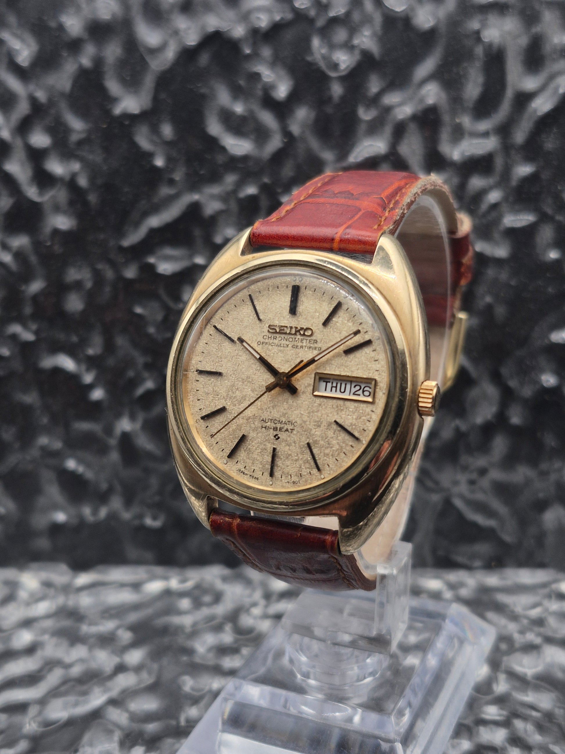 Seiko Chronometer Hi-Beat Ref. 5626-7090 Day Date - Export Model - Red Robin Watches