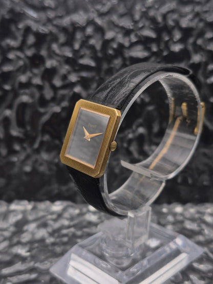 Piaget Protocole Onyx Black Dial Ref. 4154 Solid Gold - Original Buckle - Red Robin Watches